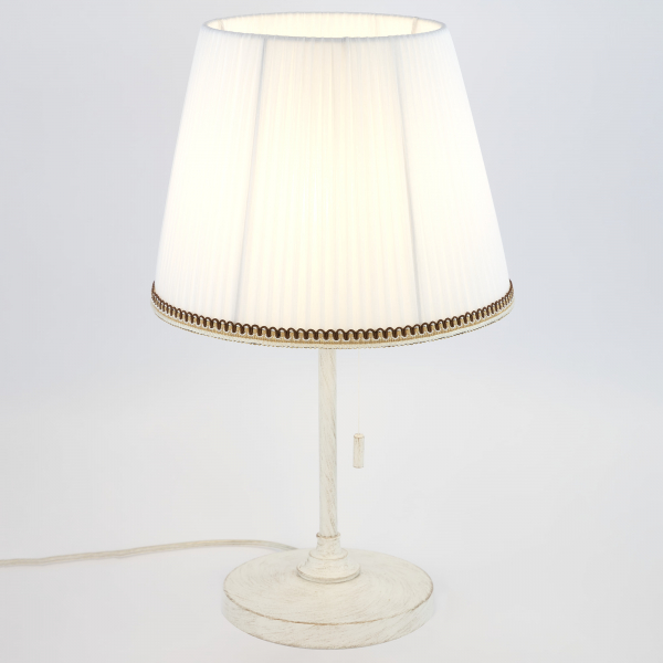 Citilux Линц CL402720 Настольная лампа патина с белым абажуром, изображение 5