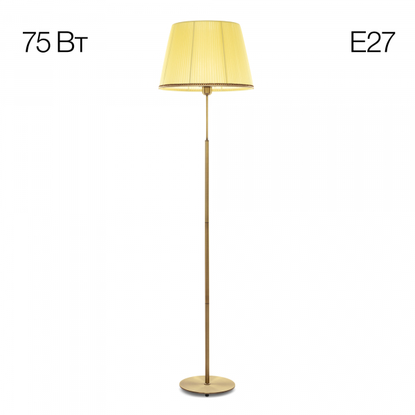 Citilux Линц CL402983 Торшер бронза с кремовым абажуром, изображение 8