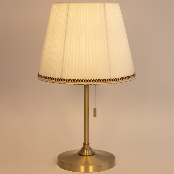 Citilux Линц CL402730 Настольная лампа бронза с белым абажуром, изображение 7
