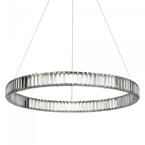 Citilux Чезаре CL338181 LED Люстра хрустальная с пультом Хром, изображение 3