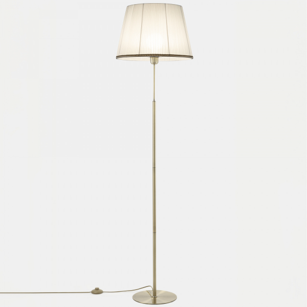Citilux Линц CL402980 Торшер бронза с белым абажуром