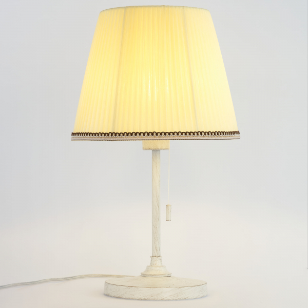 Citilux Линц CL402723 Настольная лампа патина с кремовым абажуром, изображение 3
