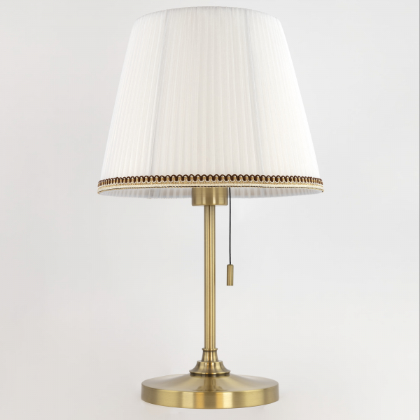 Citilux Линц CL402730 Настольная лампа бронза с белым абажуром, изображение 2
