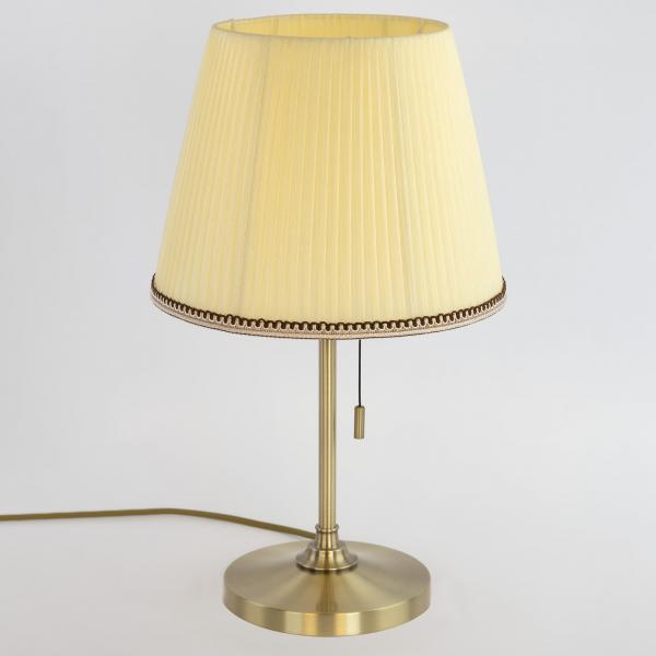 Citilux Линц CL402733 Настольная лампа бронза с кремовым абажуром, изображение 6