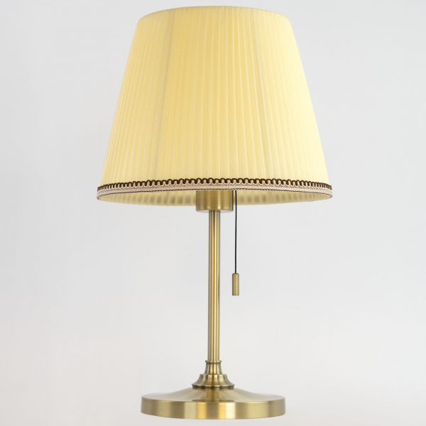 Citilux Линц CL402733 Настольная лампа бронза с кремовым абажуром, изображение 2