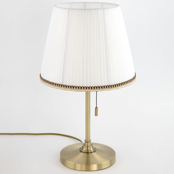Citilux Линц CL402730 Настольная лампа бронза с белым абажуром, изображение 6