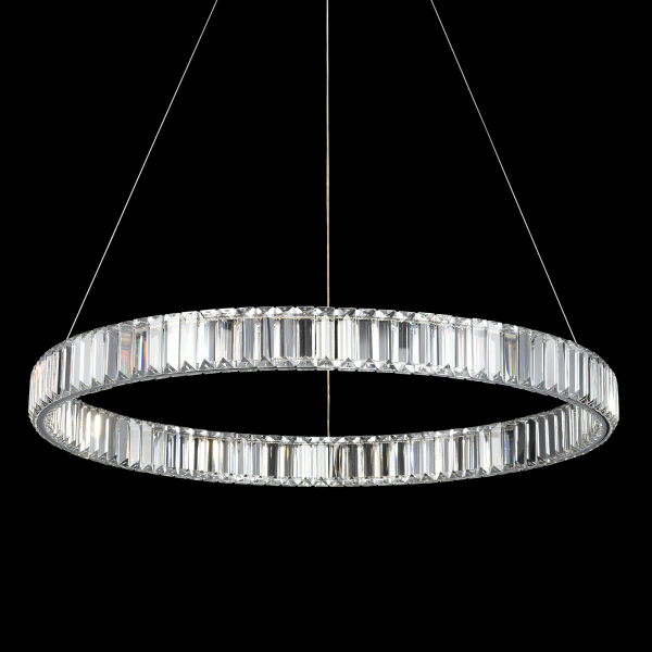 Citilux Чезаре CL338181 LED Люстра хрустальная с пультом Хром, изображение 4