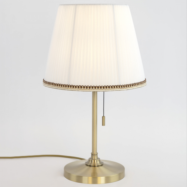 Citilux Линц CL402730 Настольная лампа бронза с белым абажуром, изображение 3
