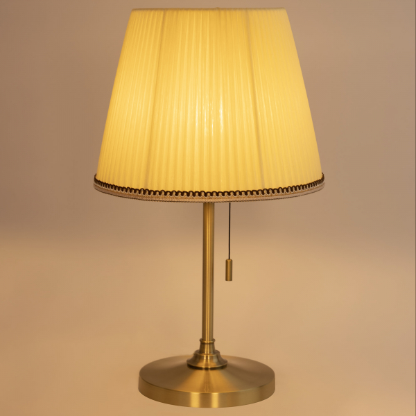 Citilux Линц CL402733 Настольная лампа бронза с кремовым абажуром, изображение 7