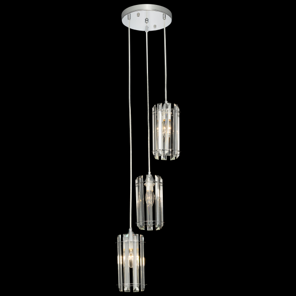 Citilux Джейн CL306031 Хрустальный подвесной светильник Хром, изображение 2