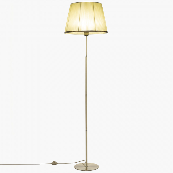 Citilux Линц CL402983 Торшер бронза с кремовым абажуром
