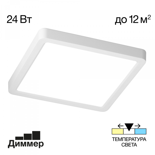 Citilux Бейсик CL738K240V LED Светильник накладной Белый, изображение 18