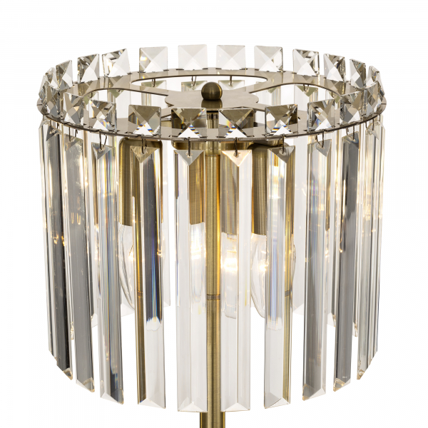 Citilux Джейн CL306833 Хрустальная настольная лампа Бронза, изображение 4