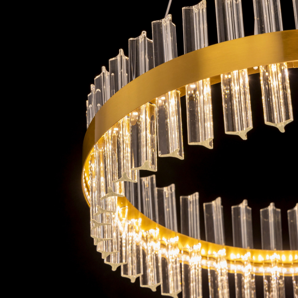 Citilux Рианна CL337053 LED Люстра хрустальная с пультом Бронза, изображение 8