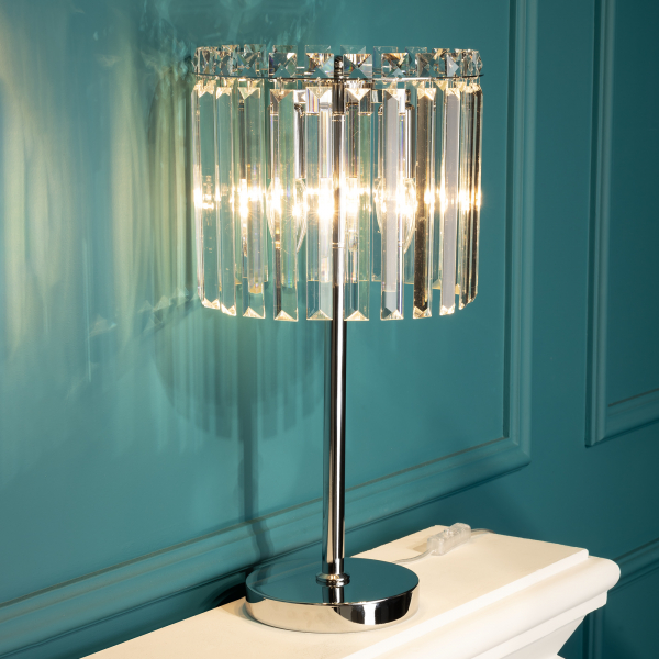 Citilux Джейн CL306831 Хрустальная настольная лампа Хром, изображение 5