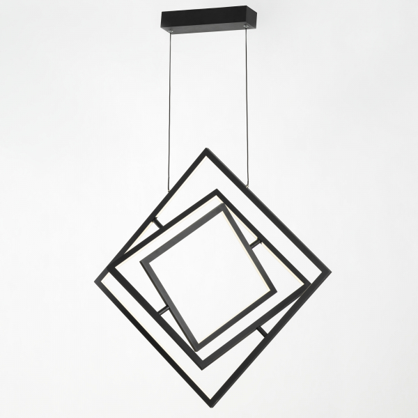 Citilux Cube CL719241 Подвесная светодиодная люстра Чёрная, изображение 3