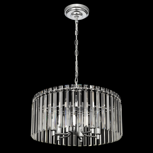 Citilux Джейн CL306161 Хрустальная подвесная люстра Хром, изображение 4