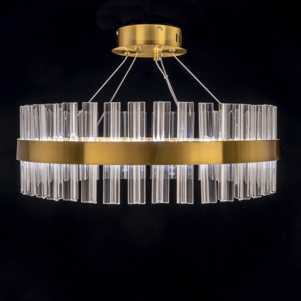 Citilux Рианна CL337053 LED Люстра хрустальная с пультом Бронза, изображение 11
