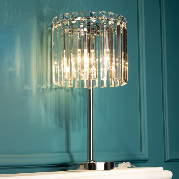 Citilux Джейн CL306831 Хрустальная настольная лампа Хром, изображение 4