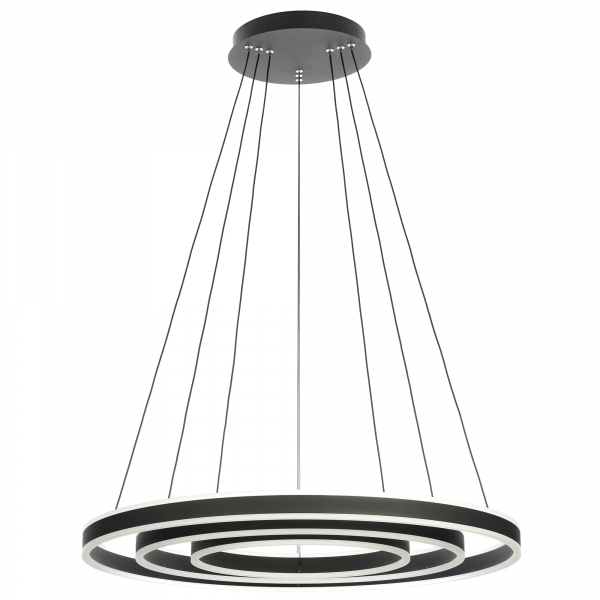 Citilux Дуэт CL719681 LED Люстра подвесная с пультом Чёрная, изображение 5