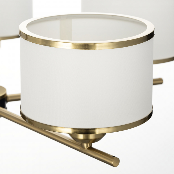 Citilux ALTON CL421253 Люстра на штанге с белыми абажурами, изображение 7