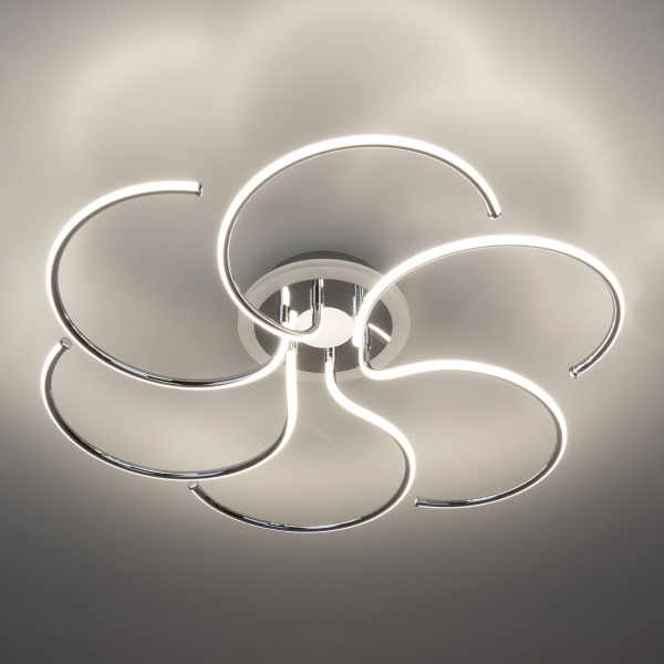 Citilux Джемини CL229261E LED RGB Люстра с пультом Хром, изображение 6