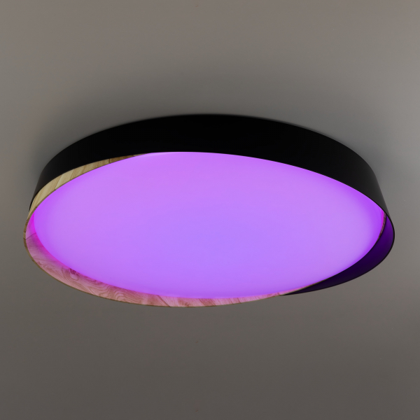 Citilux BONNY CL754451G LED RGB Светильник с пультом Чёрный + Клён, изображение 8