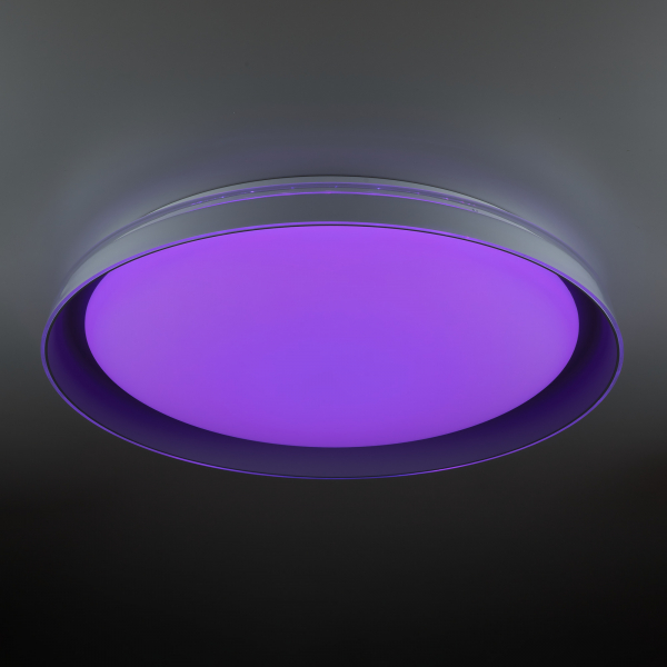 Citilux MEGA CL752451G LED RGB Светильник с пультом Белый+Серый, изображение 4