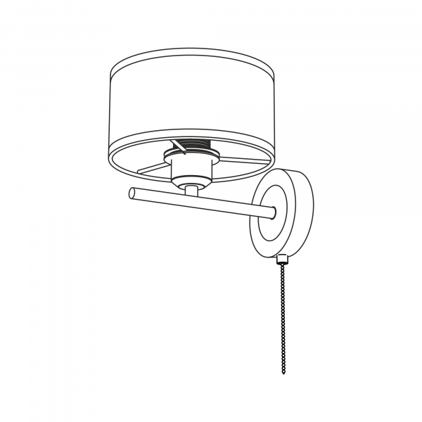 Citilux ALTON CL421413 Бра с белым абажуром и выключателем