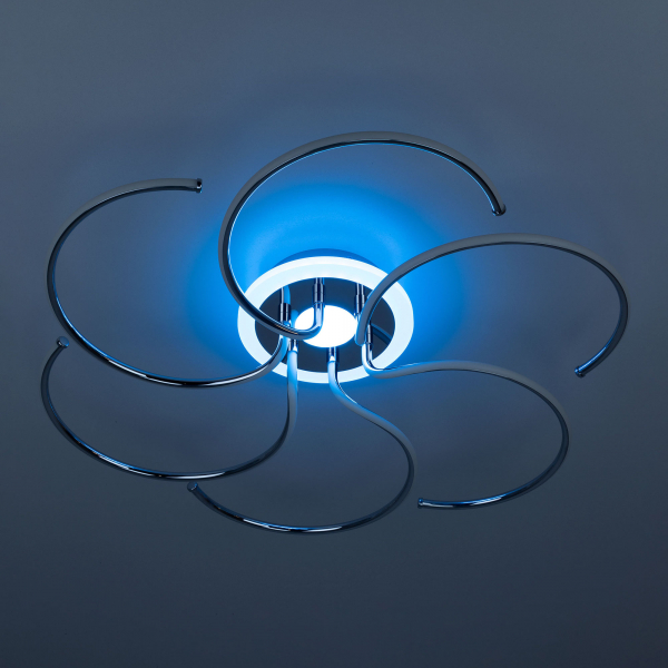 Citilux Джемини CL229261E LED RGB Люстра с пультом Хром, изображение 10