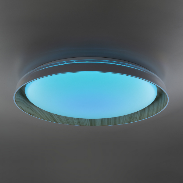 Citilux MEGA CL752452G LED RGB Светильник с пультом Белый+Клён, изображение 5