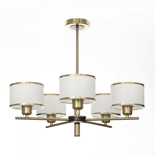 Citilux ALTON CL421253 Люстра на штанге с белыми абажурами, изображение 2