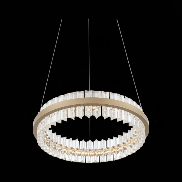 SL383.203.01 Светильник подвесной ST-Luce Золотистый/Золотистый, Прозрачный LED 1*34W 3000K CHERIO, изображение 6