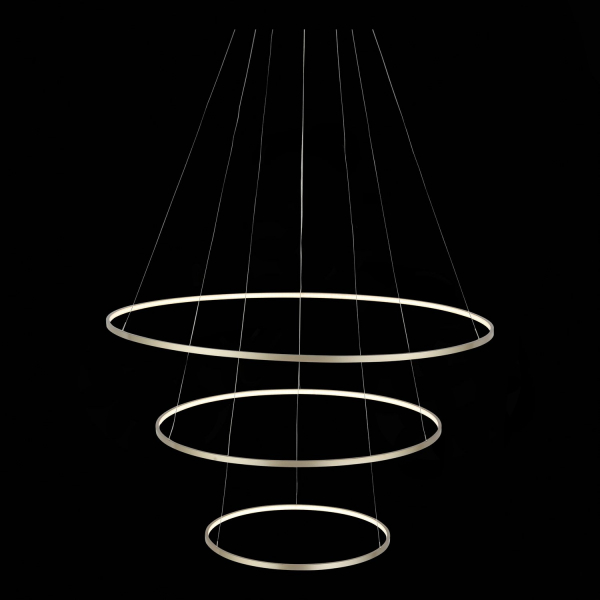 SL904.203.03 Люстра подвесная ST-Luce Золотистый/Белый LED 3*16,6W 4000K ERTO, изображение 5