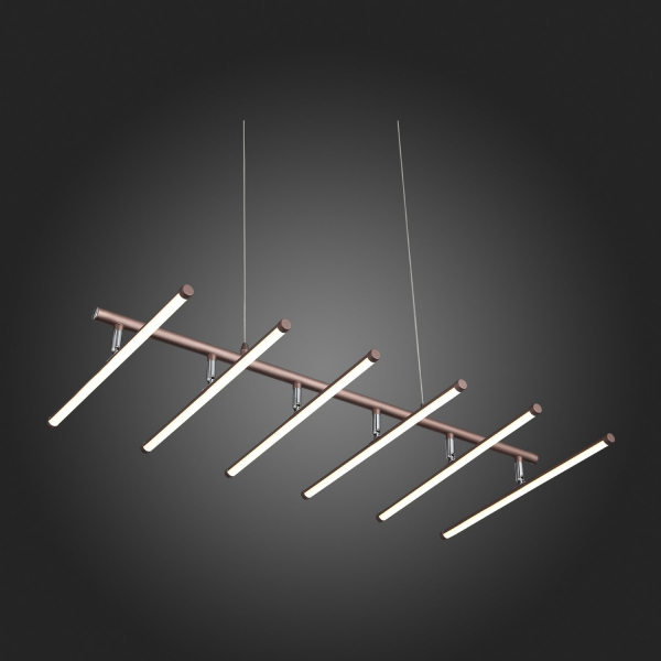 SLD003.303.06 Люстра подвесная ST-Luce Кофейный/Белый LED 6*8W 4000K PIACOD, изображение 12