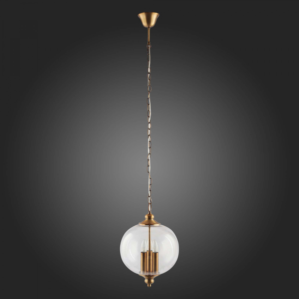 SL362.203.03 Светильник подвесной ST-Luce Золотистый/Прозрачный E14 3*60W LATERIA, изображение 7