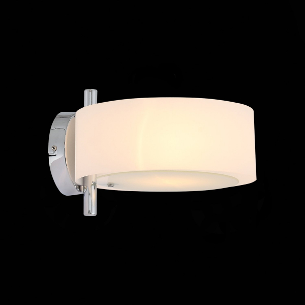 SL483.501.01 Светильник настенный Хром/Белый E27 1*60W FORESTA, изображение 3 SL483.501.01 Светильник настенный Хром/Белый E27 1*60W FORESTA, изображение 3