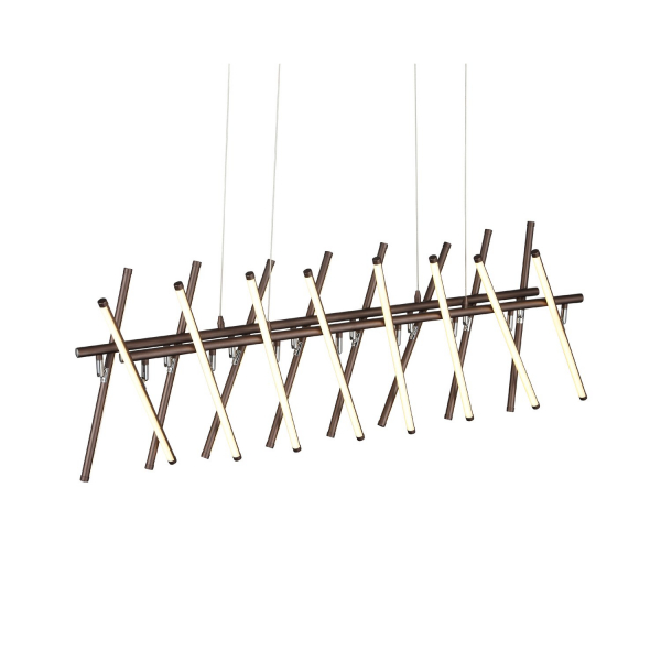 SLD003.303.16 Люстра подвесная ST-Luce Кофейный/Белый LED 16*8W 4000K PIACOD, изображение 2