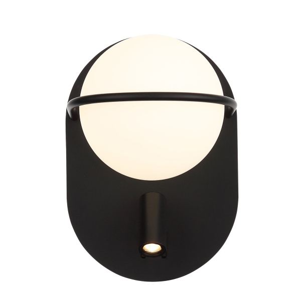 SL395.411.02 Бра ST-Luce Черный/Белый LED 1+1*8+3W 4000K DONOLO, изображение 3
