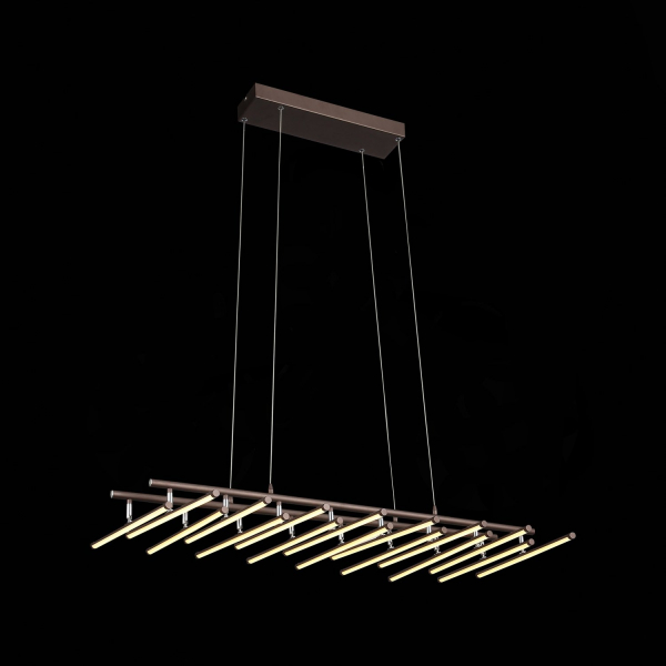 SLD003.303.16 Люстра подвесная ST-Luce Кофейный/Белый LED 16*8W 4000K PIACOD, изображение 9