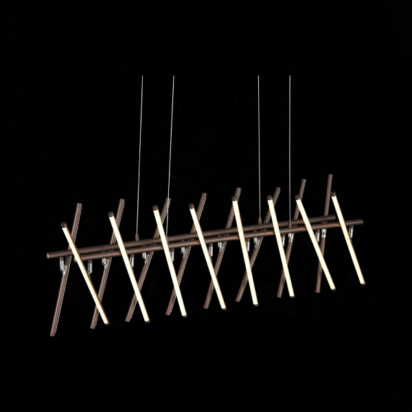 SLD003.303.16 Люстра подвесная ST-Luce Кофейный/Белый LED 16*8W 4000K PIACOD, изображение 7