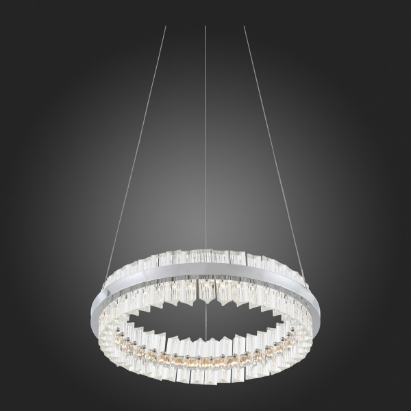 SL383.103.01 Светильник подвесной ST-Luce Хром/Хром, Прозрачный LED 1*34W 3000K CHERIO, изображение 11