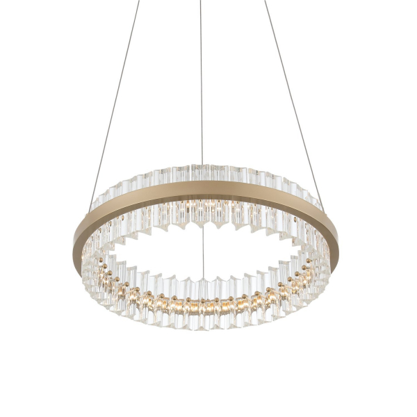 SL383.203.01 Светильник подвесной ST-Luce Золотистый/Золотистый, Прозрачный LED 1*34W 3000K CHERIO, изображение 2