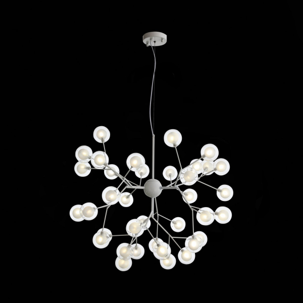 SL376.503.36 Люстра подвесная ST-Luce Белый/Белый,Прозрачный G4 LED 36*2W DEMELE, изображение 4
