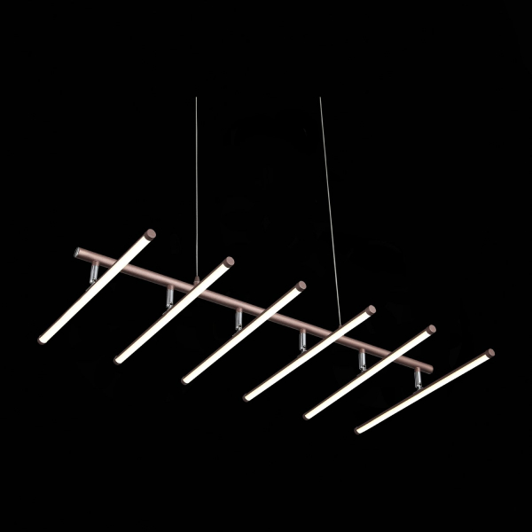 SLD003.303.06 Люстра подвесная ST-Luce Кофейный/Белый LED 6*8W 4000K PIACOD, изображение 7