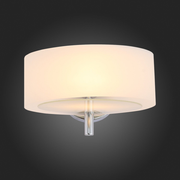 SL483.501.01 Светильник настенный Хром/Белый E27 1*60W FORESTA, изображение 6 SL483.501.01 Светильник настенный Хром/Белый E27 1*60W FORESTA, изображение 6