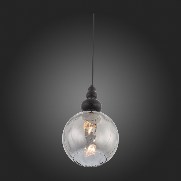 SL374.413.01 Подвес ST-Luce Черный/Дымчатый E27 1*40W BACINETO, изображение 8