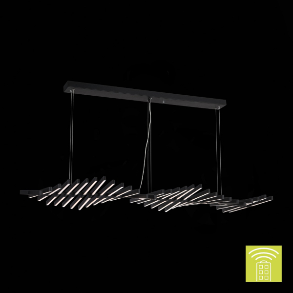 SLD001.403.30 Люстра подвесная ST-Luce Черный/Черный, Белый LED 30*5W 3000-6000K PICODI, изображение 6