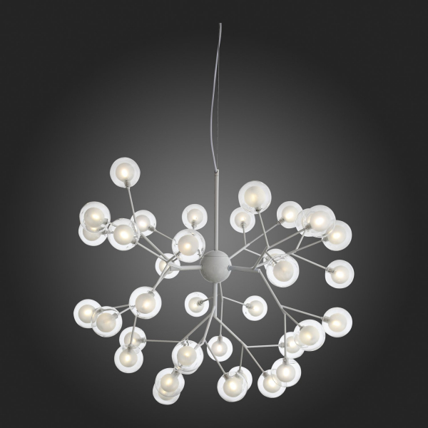 SL376.503.36 Люстра подвесная ST-Luce Белый/Белый,Прозрачный G4 LED 36*2W DEMELE, изображение 8