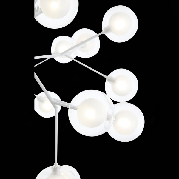 SL376.503.36 Люстра подвесная ST-Luce Белый/Белый,Прозрачный G4 LED 36*2W DEMELE, изображение 6